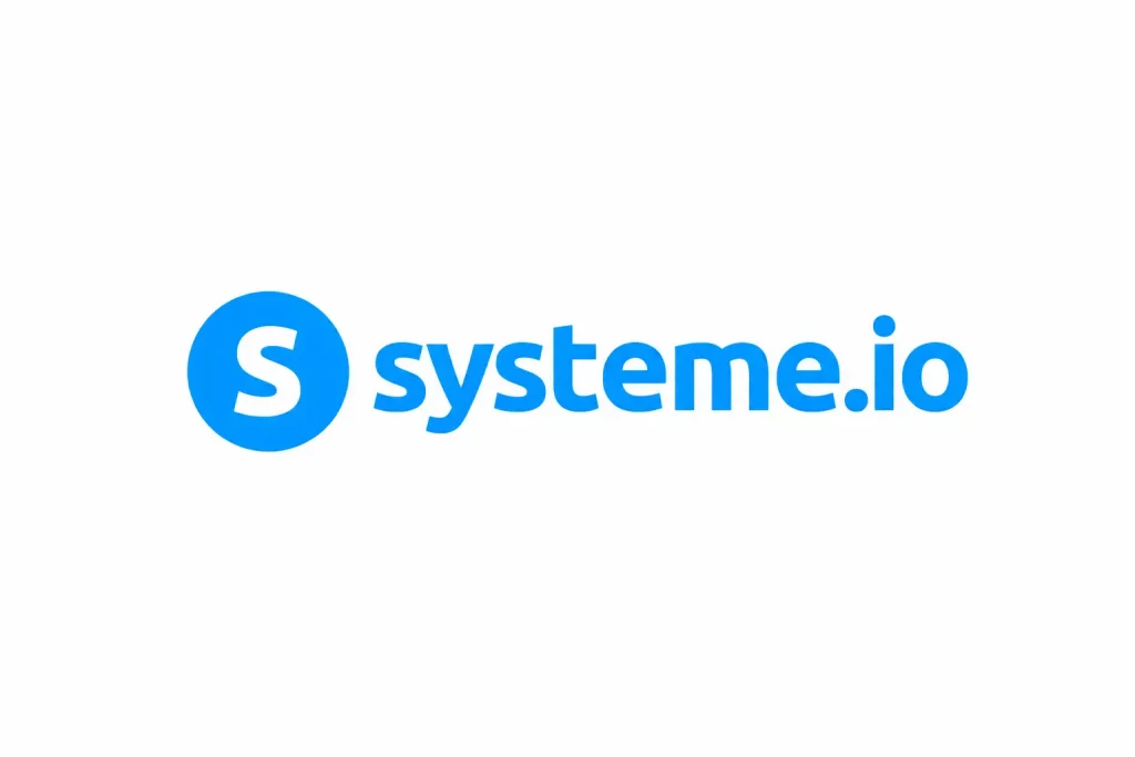 Logo Systeme.io, plateforme tout-en-un recommandée par Digital Toi
